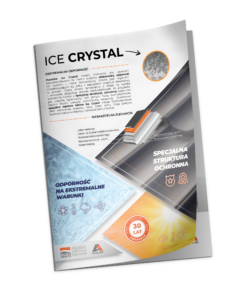 LETÁK KOVOVÉ STŘEŠNÍ KRYTINY ICE CRYSTAL